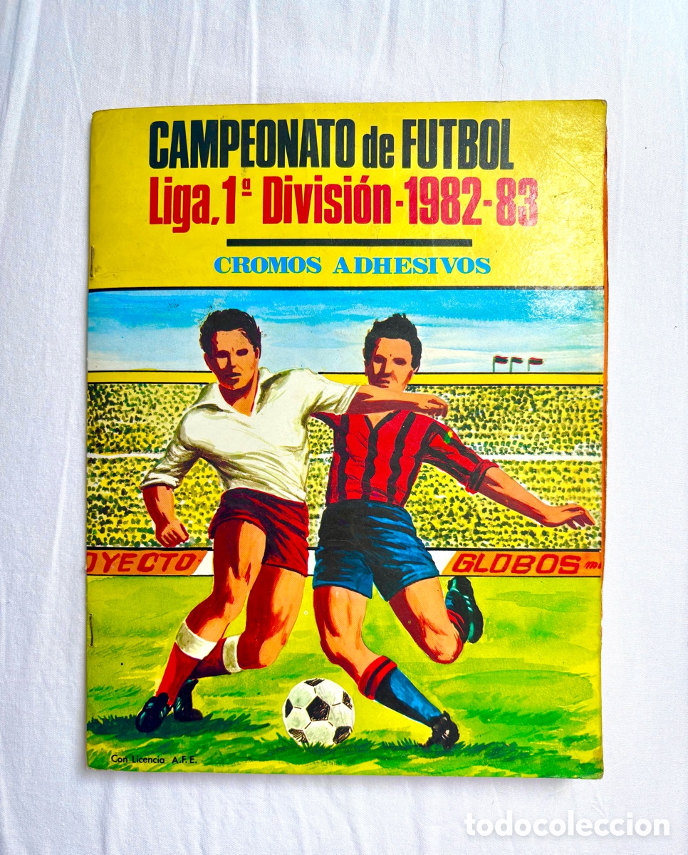 &Aacute;lbum de f&uacute;tbol completo: &Aacute;lbum F&uacute;tbol Liga 82-83 Mateo Mirete Zaragoza - Completo + Cromo MARADONA Original Suelto