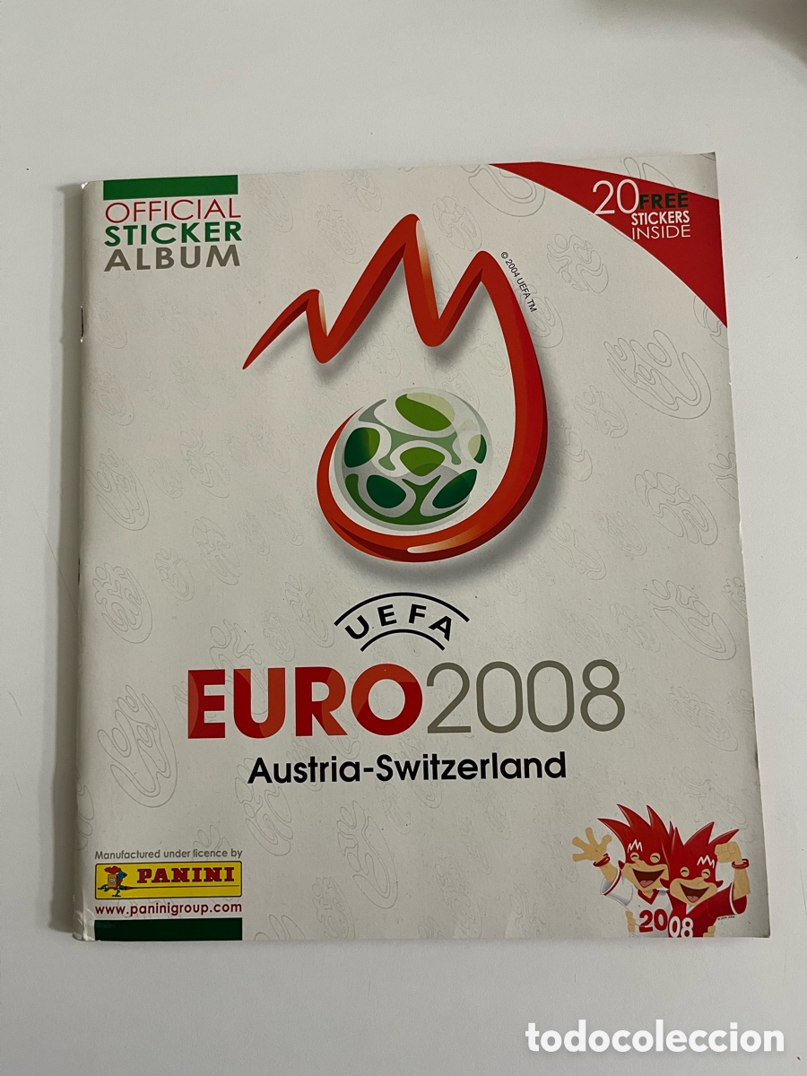 &Aacute;lbum de f&uacute;tbol completo: Album completo Euro 2008-Eurocopa-Panini