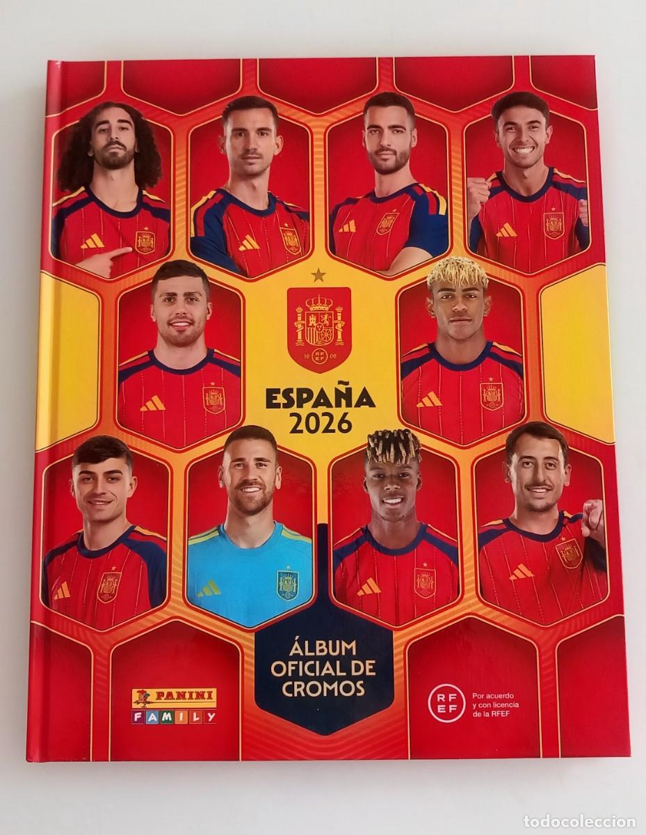 Complete Football Album: 4 ALBUMS DE LA SELECCION ESPA&Ntilde;OLA DE FUTBOL PANINI CARREFOUR INCLUIDO EL DE 2026 + CROMOS SUELTOS