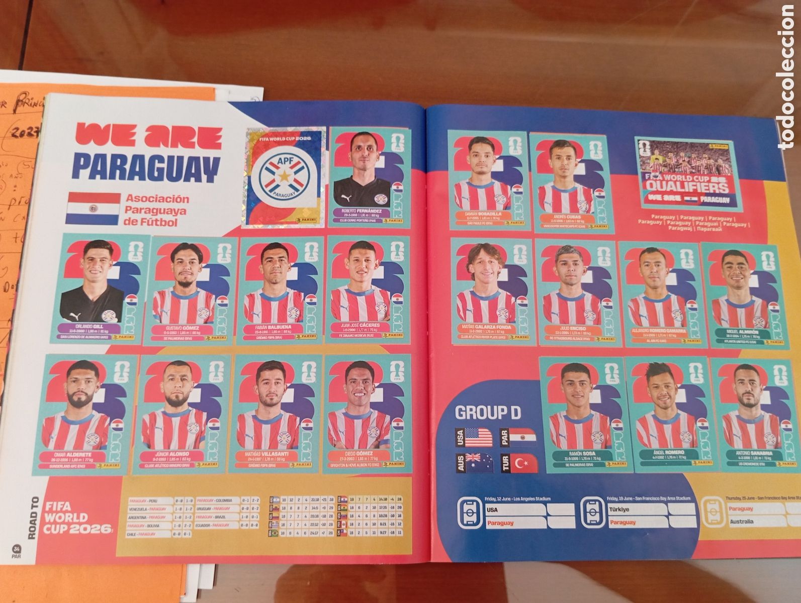 &Aacute;lbum de f&uacute;tbol completo: Album mundial 2026 completo . Y m&aacute;s cosas unicas .