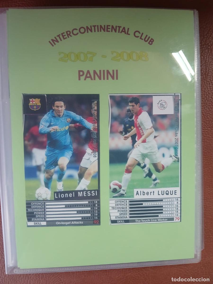 &Aacute;lbum de f&uacute;tbol completo: 2008-09 PANINI INTERNATIONAL CLUB.
