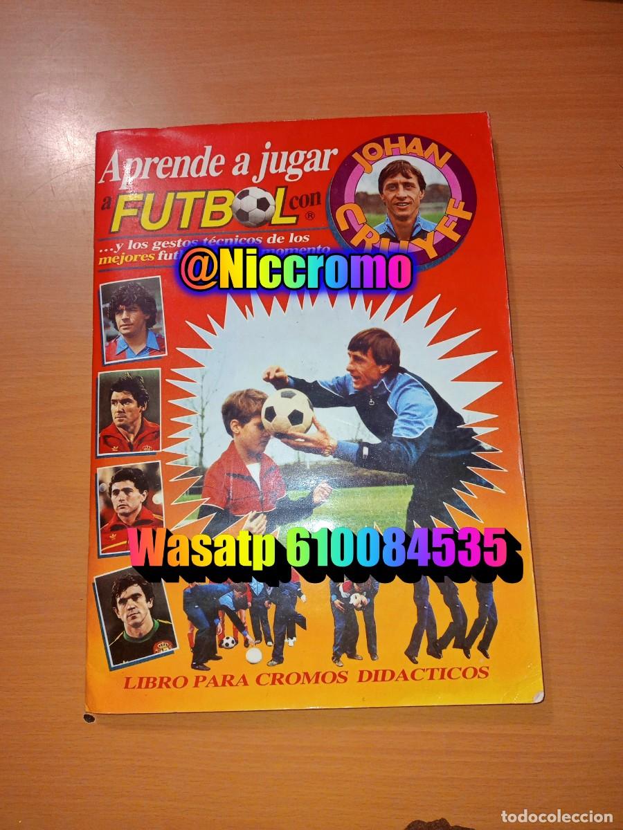 Album de football complet: completo Aprende a jugar al futbol johan Cruyff maradona pele geprodesa 1984 niccromo