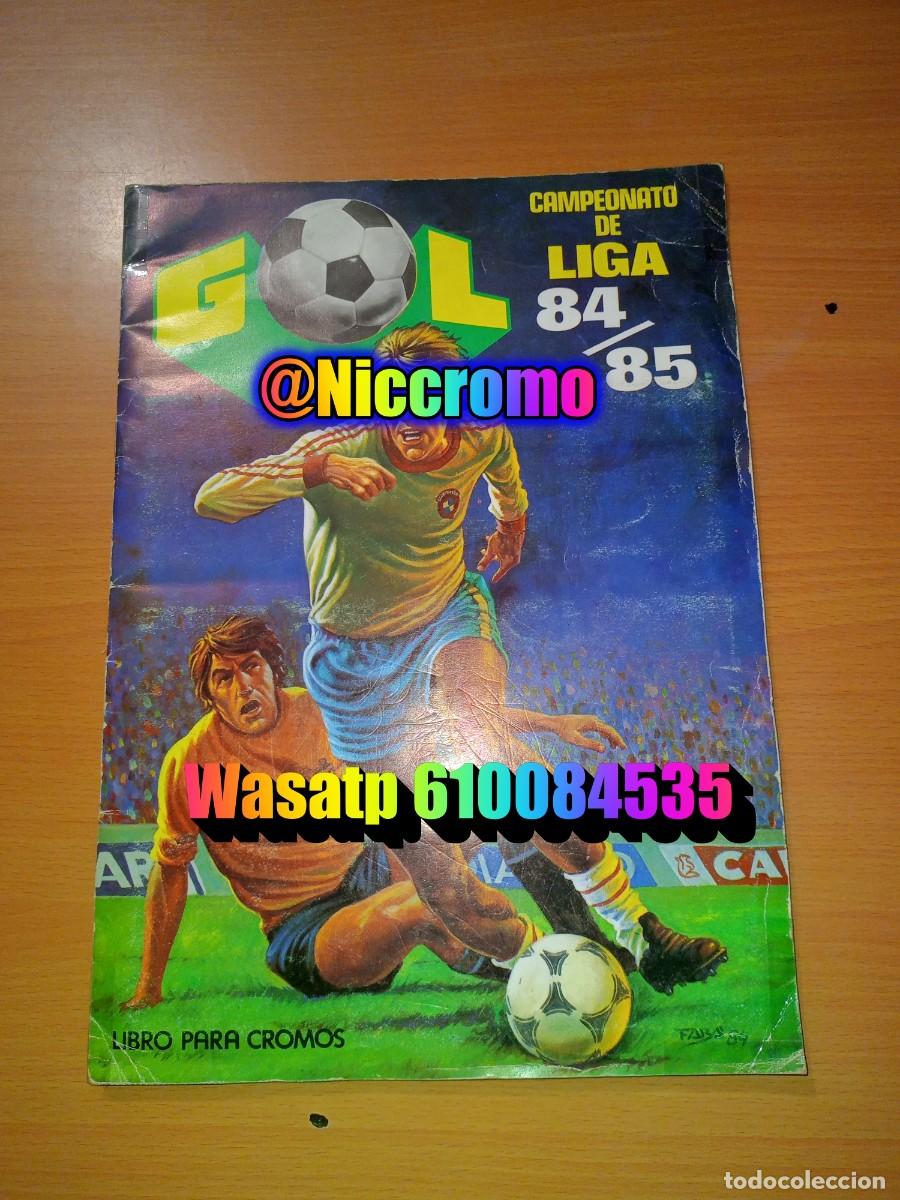 &Aacute;lbum de f&uacute;tbol completo: album completo liga 84 85 futbol gol maradona Maga 1984 1985 tiene marcas de oxido niccromo