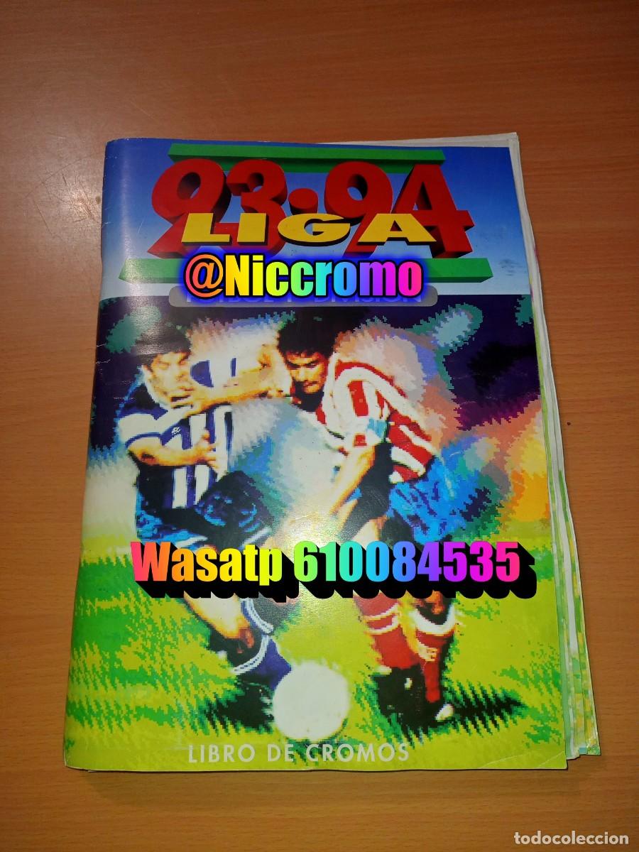 &Aacute;lbum de f&uacute;tbol completo: liga 93 94 ed este futbol carton cromos muy dificiles ver fotos esta todo album 1993 1994 niccromo