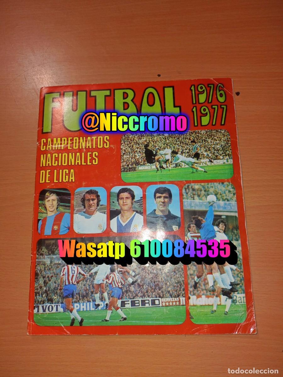 &Aacute;lbum de f&uacute;tbol completo: liga 1976 1977 ed. ruiz romero cruyff futbol ver fotos esta todo album completo 76 77 niccromo