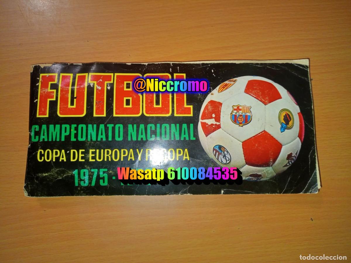 &Aacute;lbum de f&uacute;tbol completo: liga 1975 1976 ed. ruiz romero cruyff futbol ver fotos esta todo album completo 75 76 niccromo