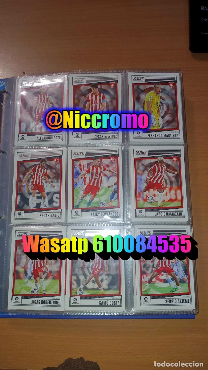 &Aacute;lbum de f&uacute;tbol completo: liga futbol 2022 2023 score panini 22 23 completa 200 tarjetas perfectas niccromo