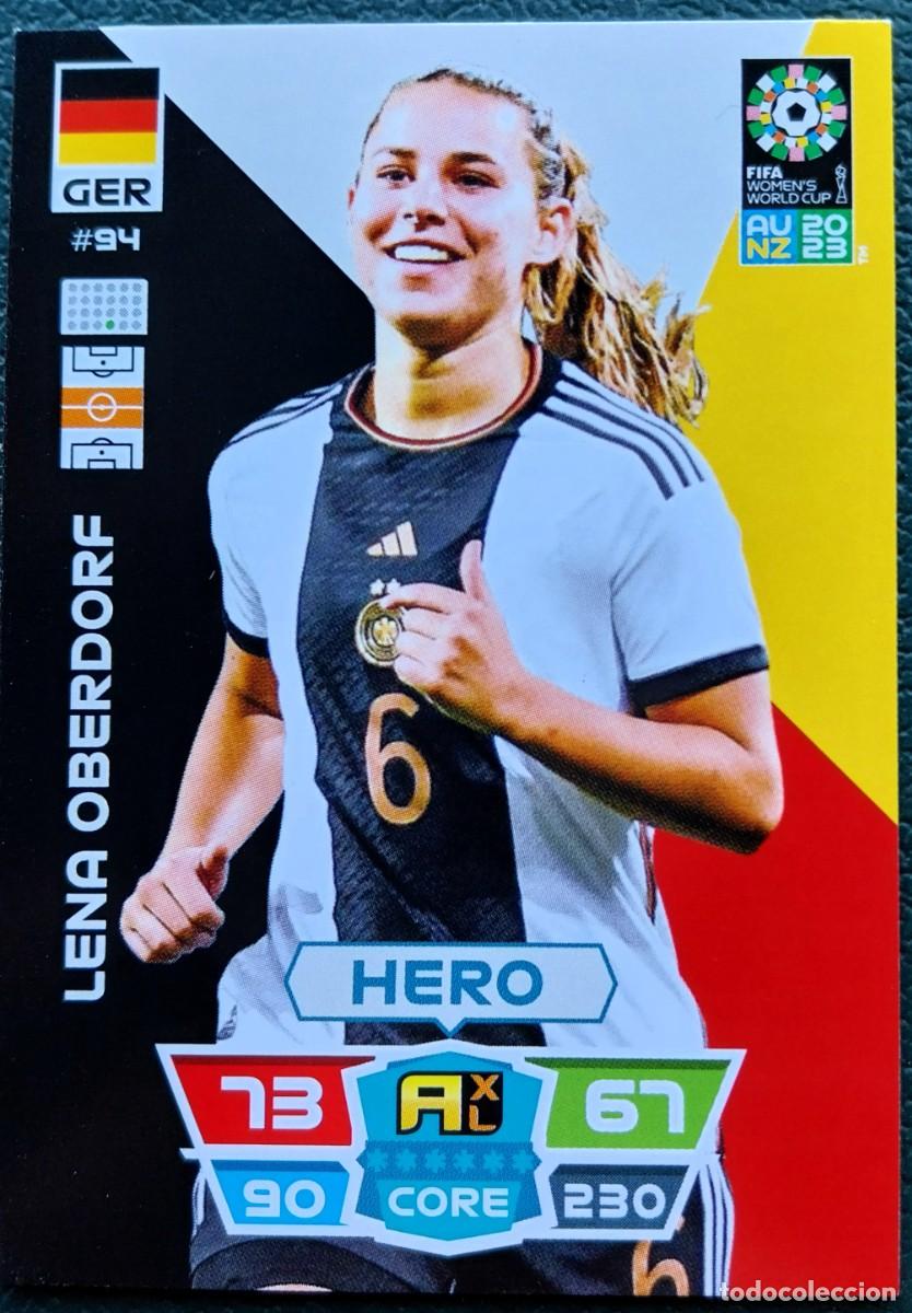 &Aacute;lbum de f&uacute;tbol completo: 94 LENA OBERDORF ALEMANIA FICHAS ALBUM ADRENALYN FEMENINO MUNDIAL WOMEN'S WORLD AU NZ 2023