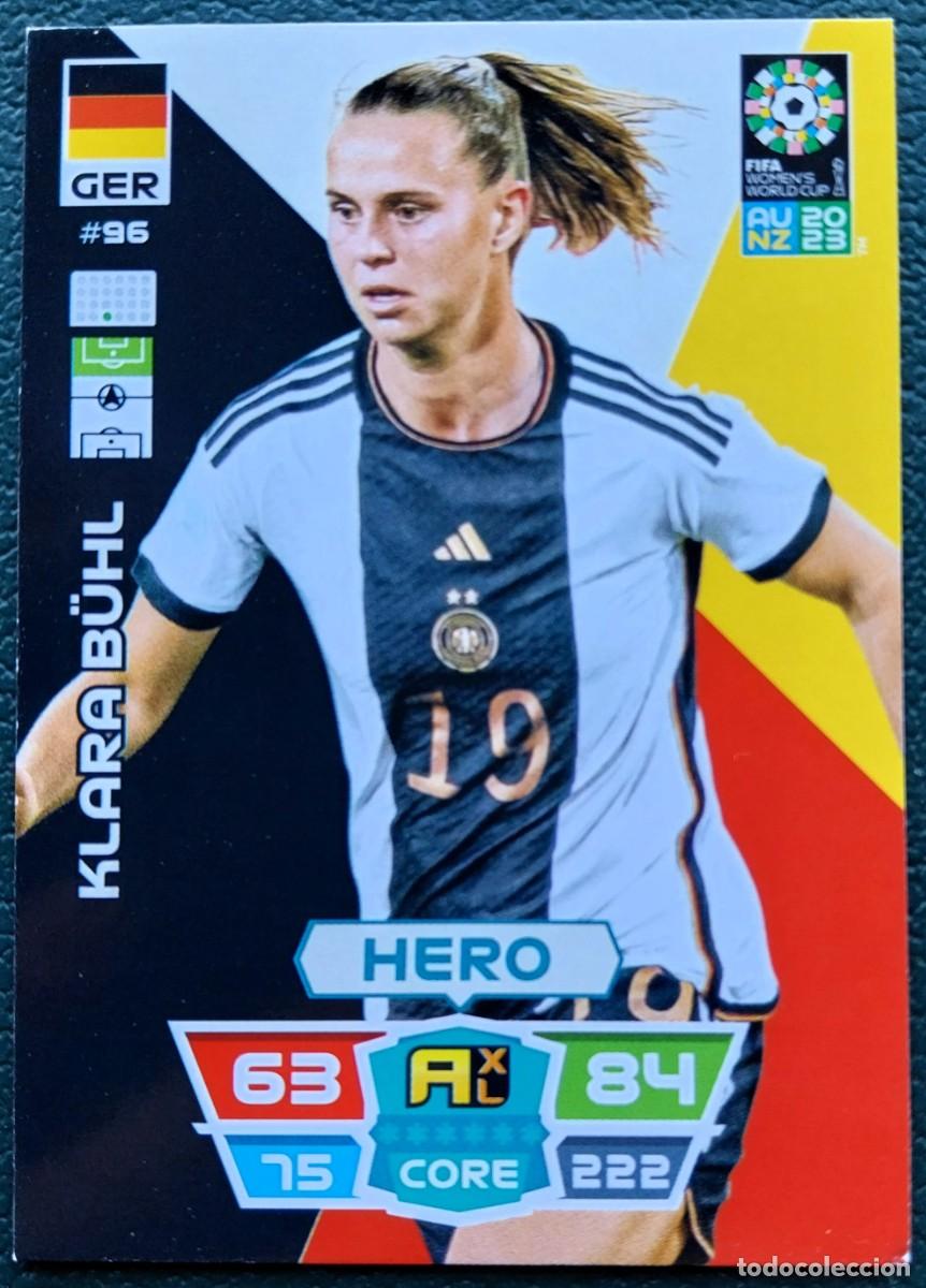 &Aacute;lbum de f&uacute;tbol completo: 96 KLARA BUHL ALEMANIA FICHAS ALBUM ADRENALYN FEMENINO MUNDIAL WOMEN'S WORLD AU NZ 2023
