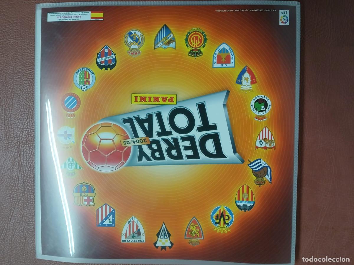 &Aacute;lbum de f&uacute;tbol completo: DERBY TOTAL 2004/05 PANINI.