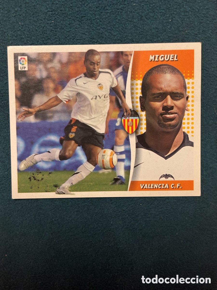 Complete Football Album: Cromo Miguel Valencia C.F 2006/07