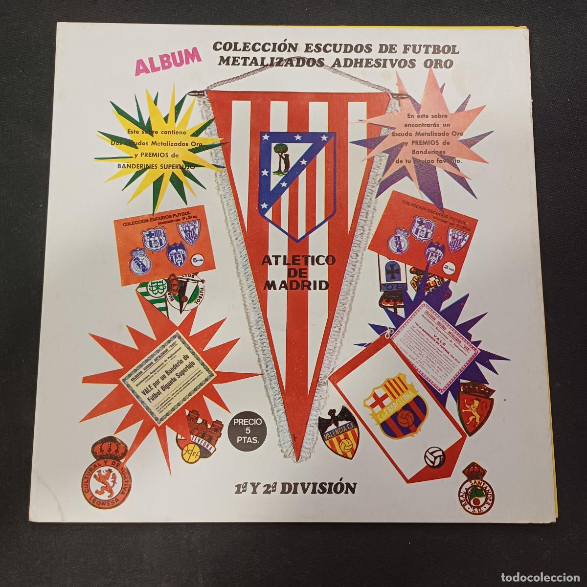 &Aacute;lbum de f&uacute;tbol completo: ALBUM DE CROMOS/ESCUDOS DE FUTBOL/NUEVO &iexcl;&iexcl;&iexcl;&iexcl;&iexcl;&iexcl;&iexcl; SIN CROMOS.