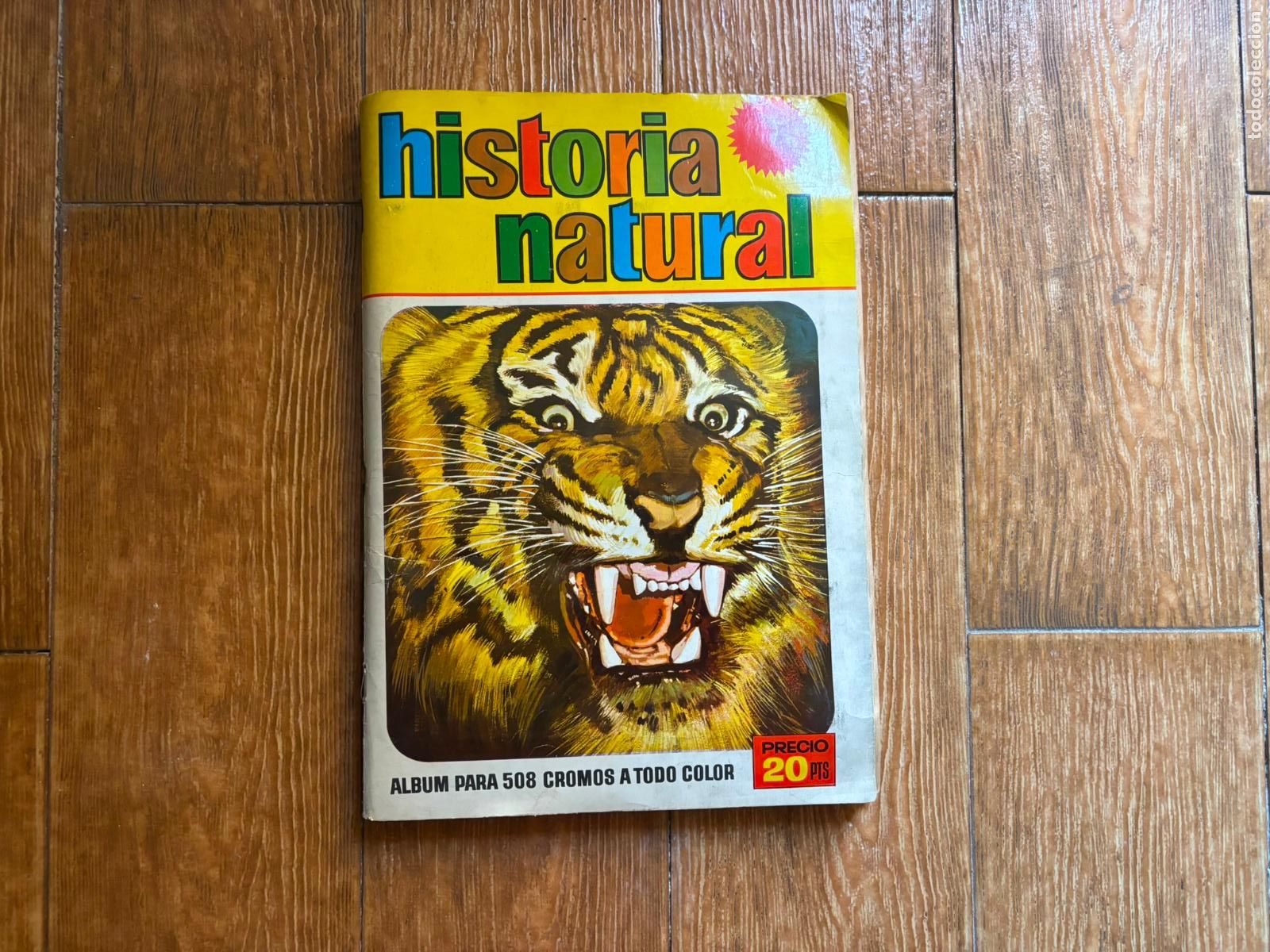 &Aacute;lbum de f&uacute;tbol completo: HISTORIA NATURAL &Aacute;LBUM DE CROMOS EDITORIAL BRUGUERA COMPLETO