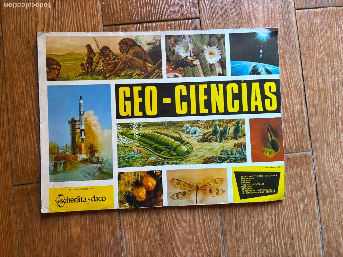 &Aacute;lbum de f&uacute;tbol completo: GEO CIENCIAS &Aacute;LBUM DE CROMOS EDITORIAL KEISA COMPLETO