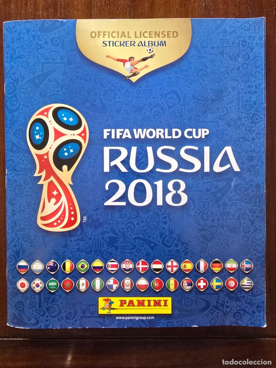 &Aacute;lbum de f&uacute;tbol completo: Album Futbol Fifa World Cup Russia.Mundial Rusia 2018.Completo.Panini