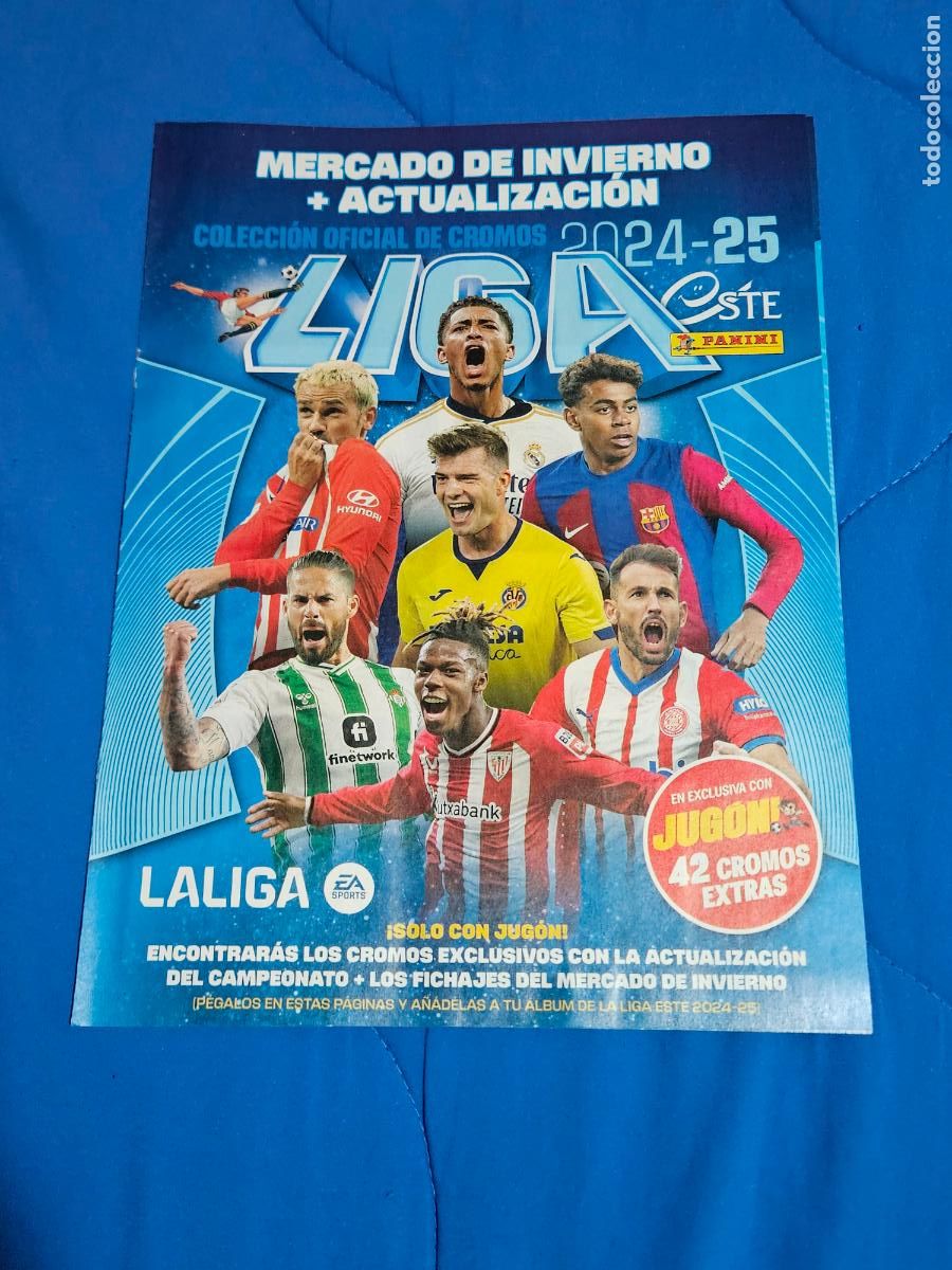 &Aacute;lbum de f&uacute;tbol completo: MERCADO INVIERNO + ACTUALIZACI&Oacute;N LIGA 2024 25 &Aacute;LBUM COMPLETO