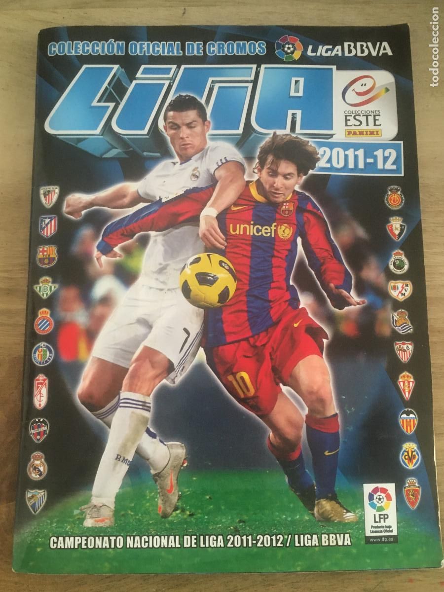 &Aacute;lbum de f&uacute;tbol completo: LIGA 2011 2012 11 12 ALBUM CROMOS EDICIONES ESTE 576 CROMOS PERFECTO ESTADO MESSI