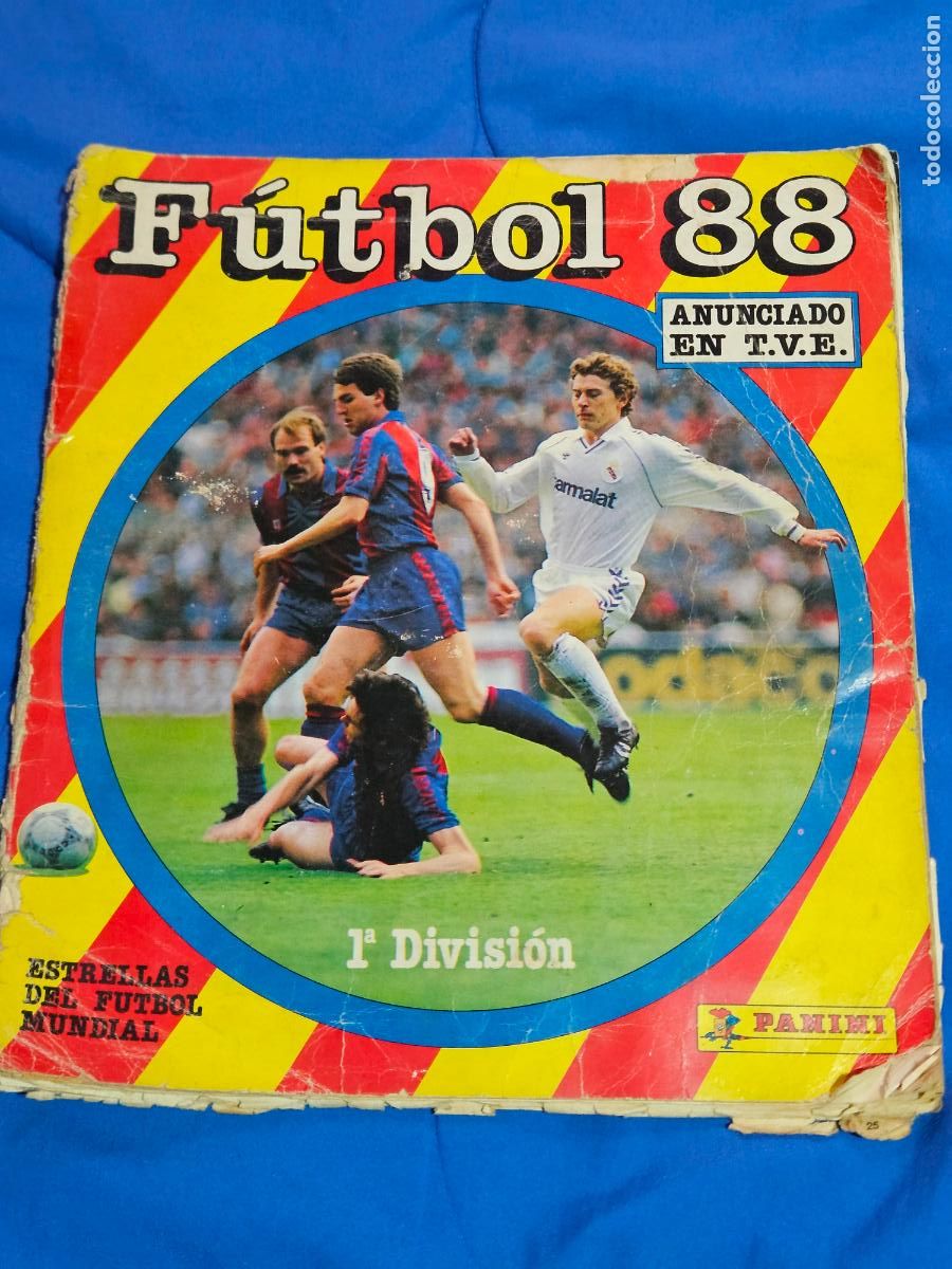 &Aacute;lbum de f&uacute;tbol completo: F&Uacute;TBOL 88 - ESTRELLAS DEL FUTBOL MUNDIAL - PANINI - 1988 - ALBUM CROMOS INCOMPLETO leer anuncio