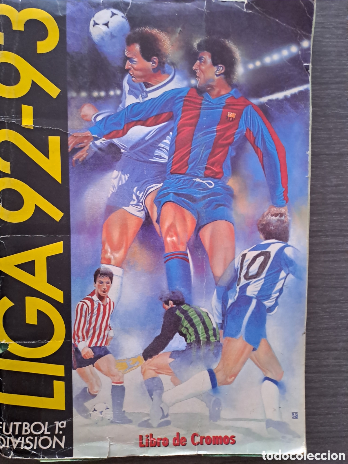 &Aacute;lbum de f&uacute;tbol completo: &Aacute;LBUM COMPLETO COLECCI&Oacute;N LIGA ESTE 92-93 450 DE 451 CROMOS EDITADOS
