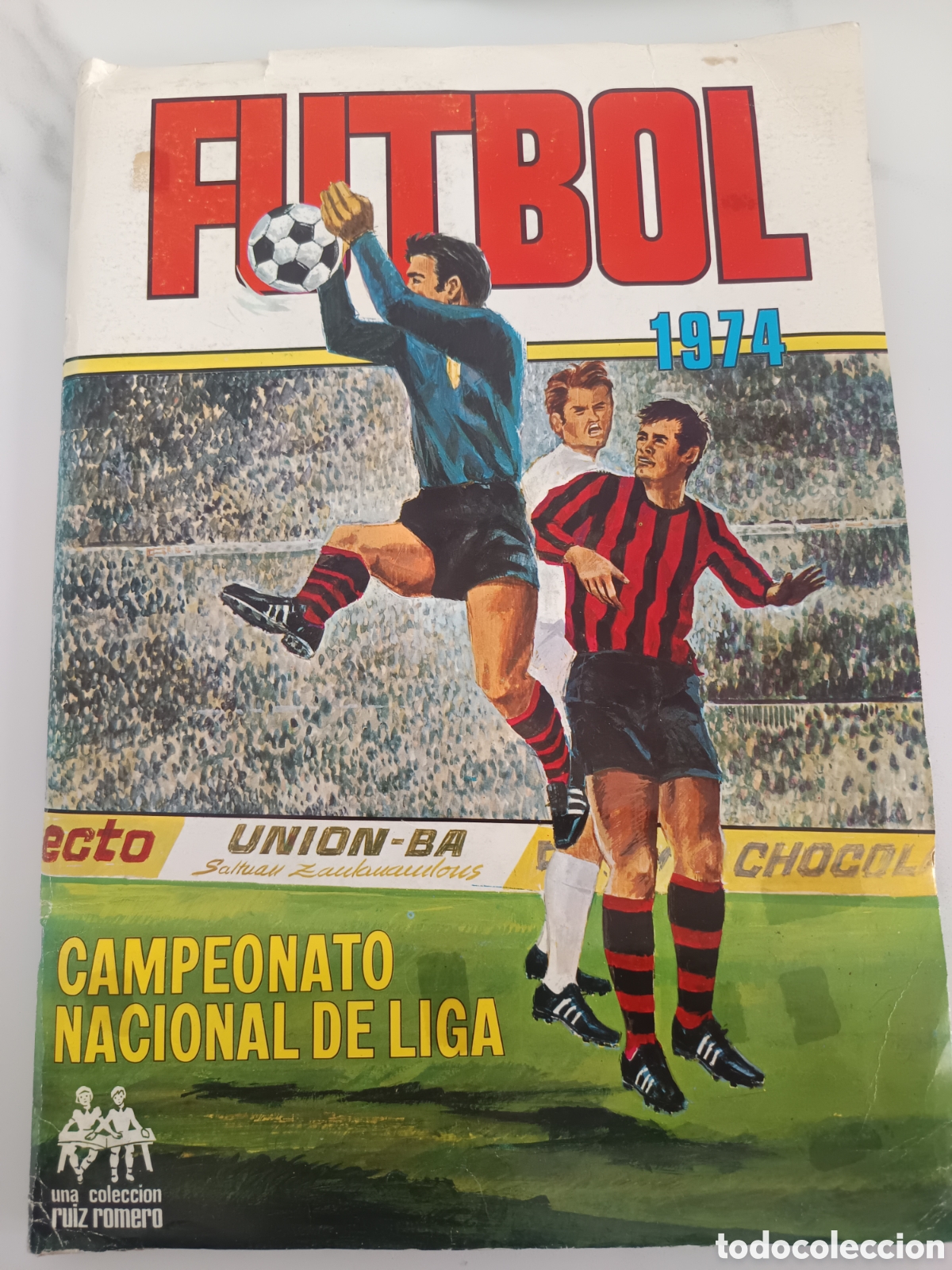 &Aacute;lbum de f&uacute;tbol completo: &Aacute;LBUM DE CROMOS ED RUIZ ROMERO LIGA 73 74, QUIQUE ESCUDO M&Aacute;S DOBLES