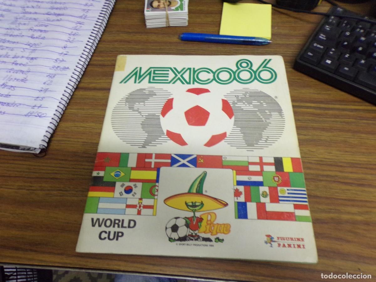 &Aacute;lbum de f&uacute;tbol completo: album cromos futbol mundial mexico 86 maradona en buen estado fotos de todo