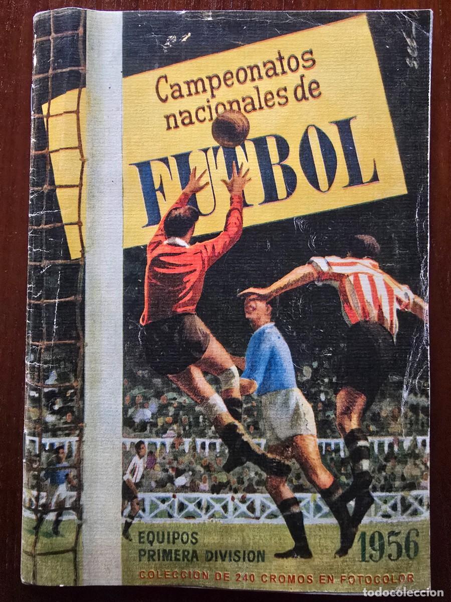 &Aacute;lbum de f&uacute;tbol completo: Campeonatos Nacionales de Futbol 1956.completo 240 cromos.Ruiz Romero.Facsimil.cromos NO impresos