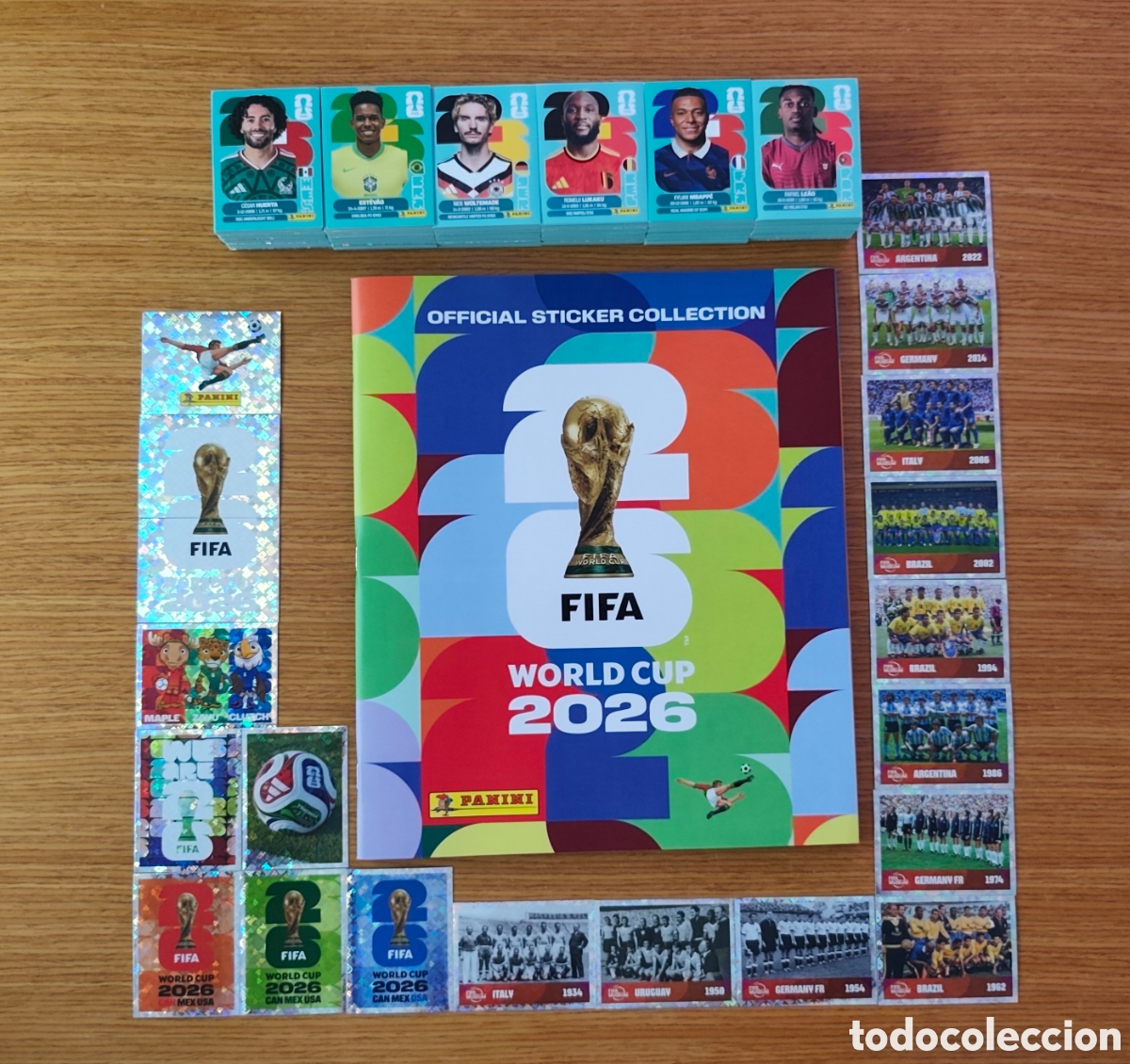 &Aacute;lbum de f&uacute;tbol completo: Colecci&oacute;n completa Panini mundial 2026