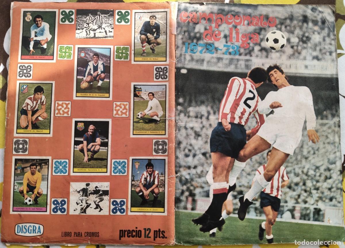 &Aacute;lbum de f&uacute;tbol completo: Album FHER 1972-73 con cromos nunca editados DISGRA 72 73