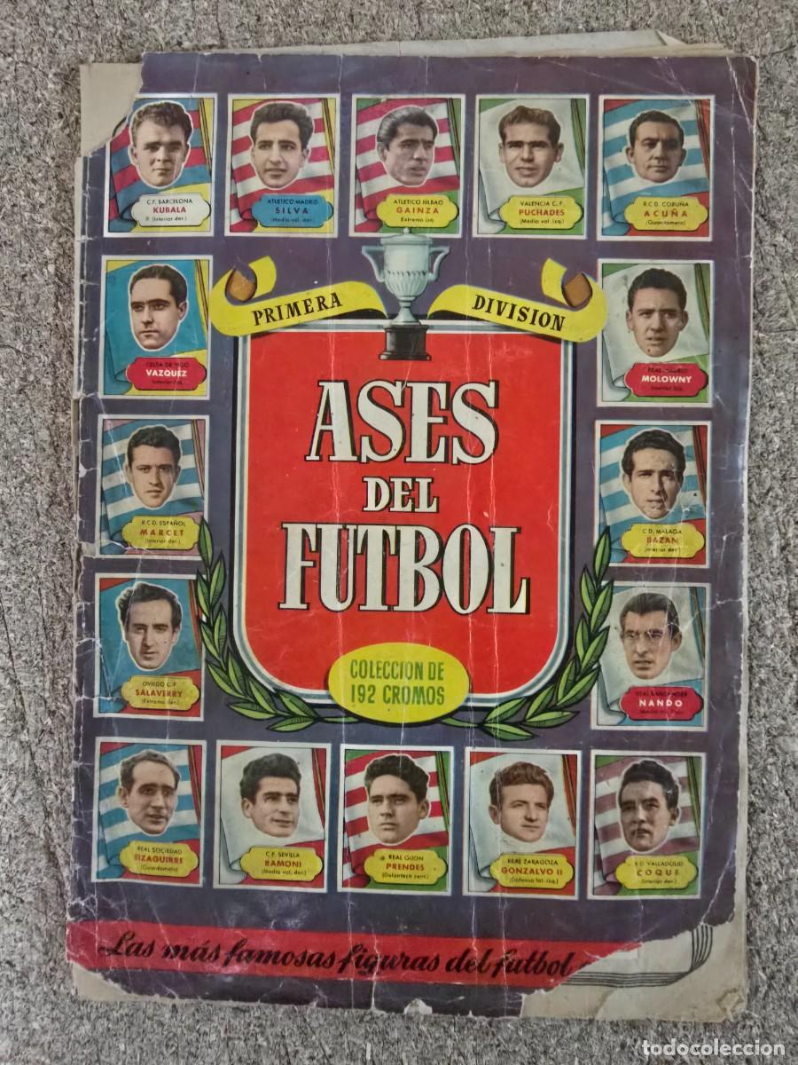 &Aacute;lbum de f&uacute;tbol completo: Album Ases del Futbol 1952.completo.192 cromos.Bruguera ORIGINAL EPOCA