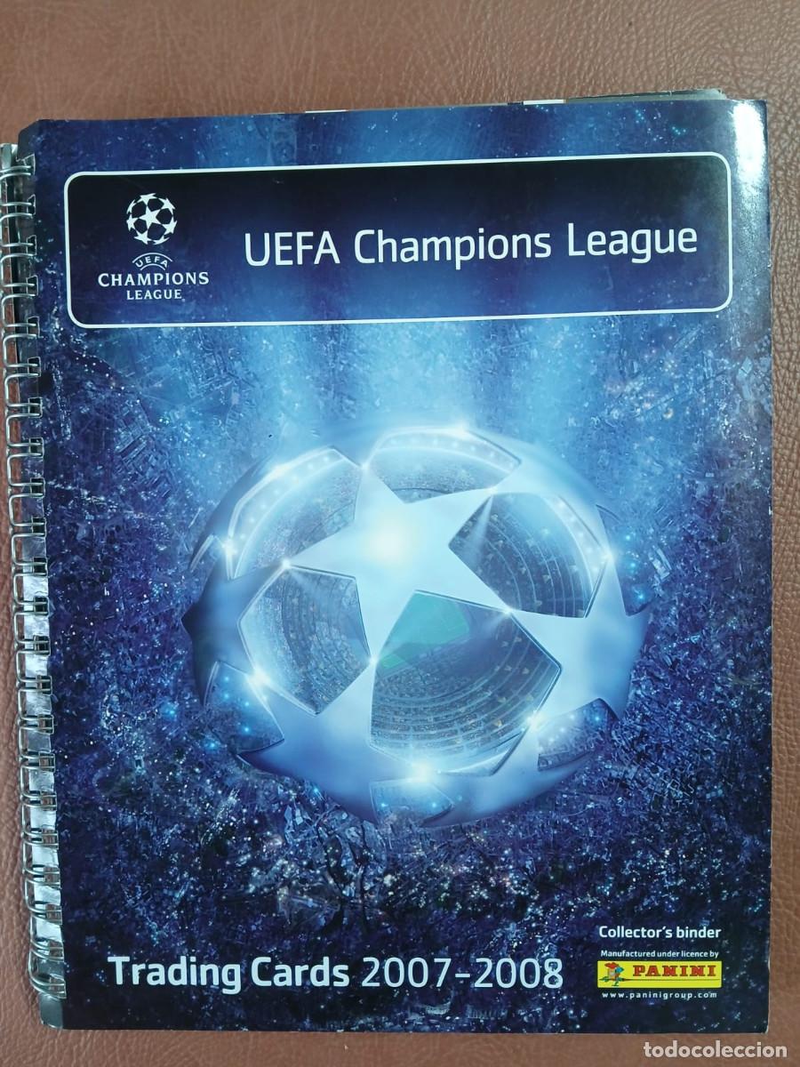 &Aacute;lbum de f&uacute;tbol completo: UEFA CHAMPIONS LEAGUE 2007/2008 TRADING CARD PANINI