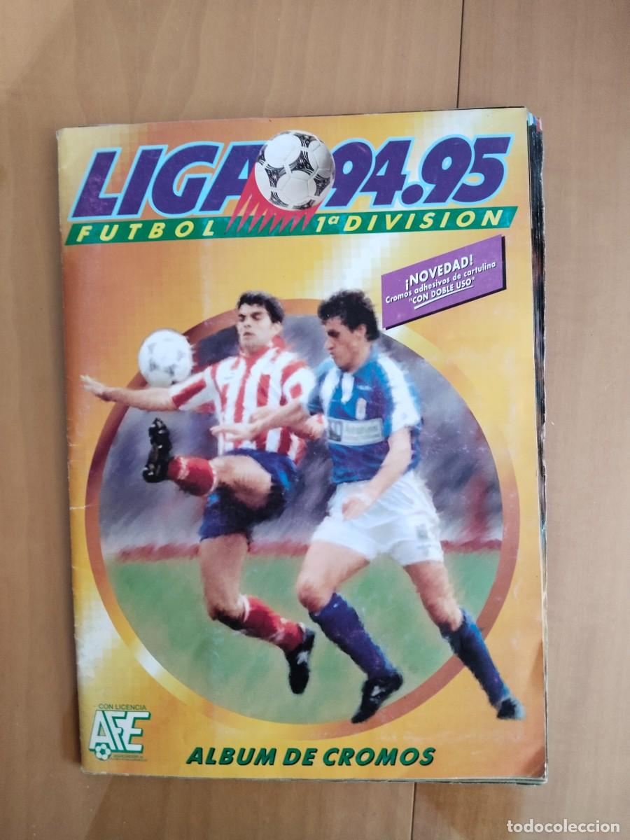 &Aacute;lbum de f&uacute;tbol completo: &Aacute;lbum liga 94/95. Completo. Ver descripci&oacute;n.