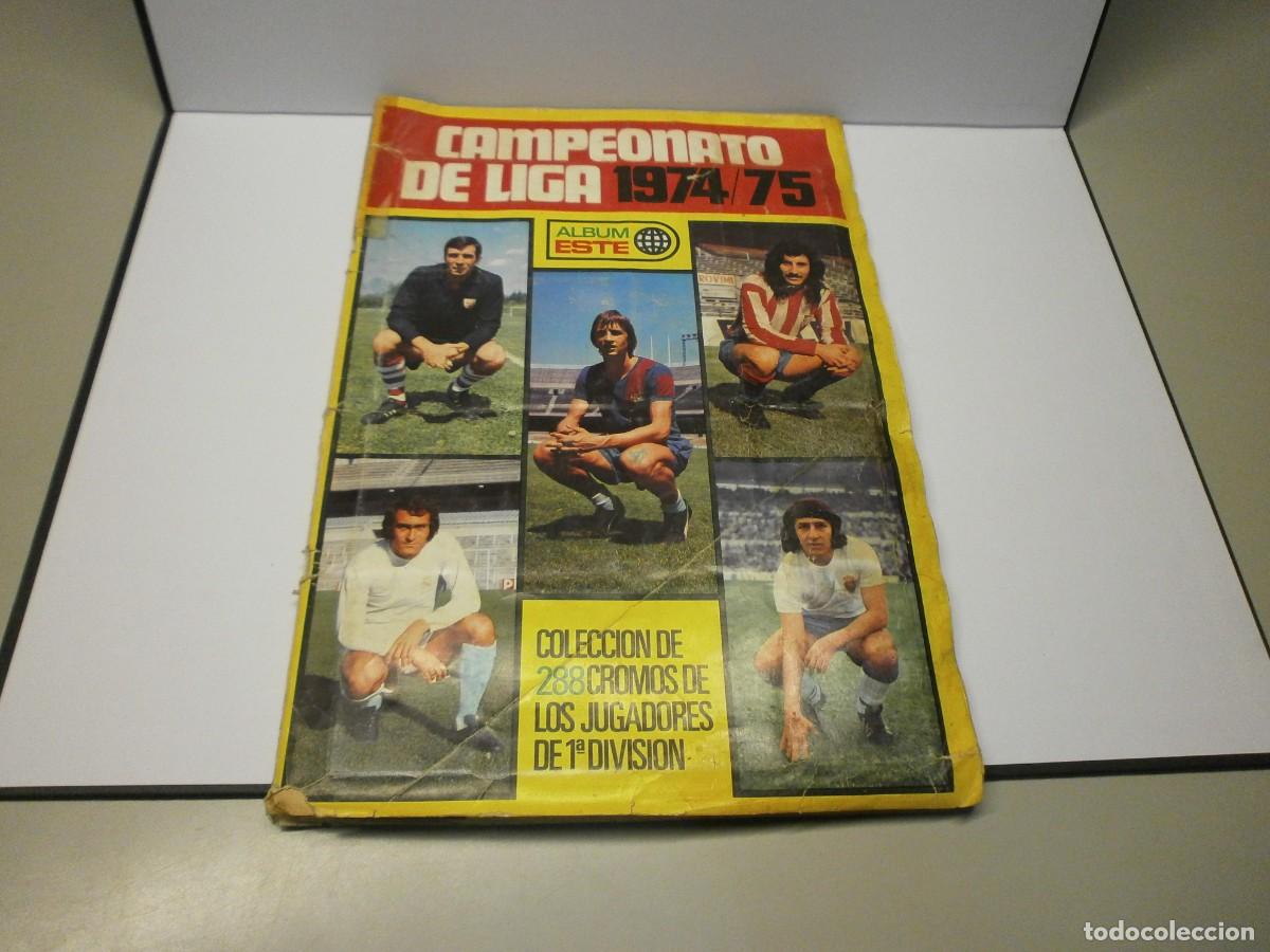 &Aacute;lbum de f&uacute;tbol completo: album completo ediciones este liga 1974 75 con 42 dobles y todos los fichajes