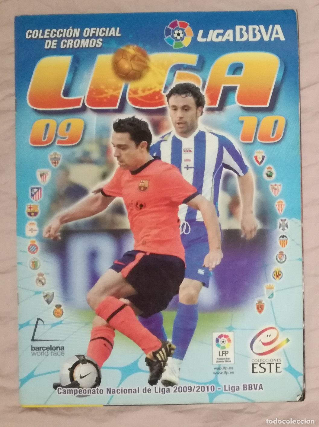 &Aacute;lbum de f&uacute;tbol completo: Album de futbol Liga 2009-10, ESTE - Contiene 454 cromos (66 dobles, 1 triple, 23 fichajes); Messi