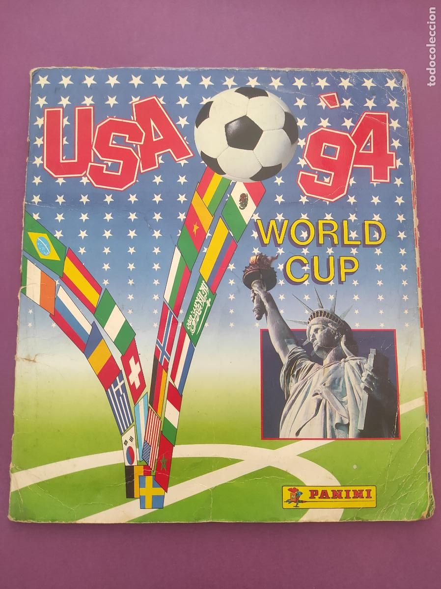 &Aacute;lbum de f&uacute;tbol completo: ALBUM COMPLETO CROMOS MUNDIAL USA 94 PANINI COPA MUNDO 1994 ESTADOS UNIDOS WORLD CUP WC