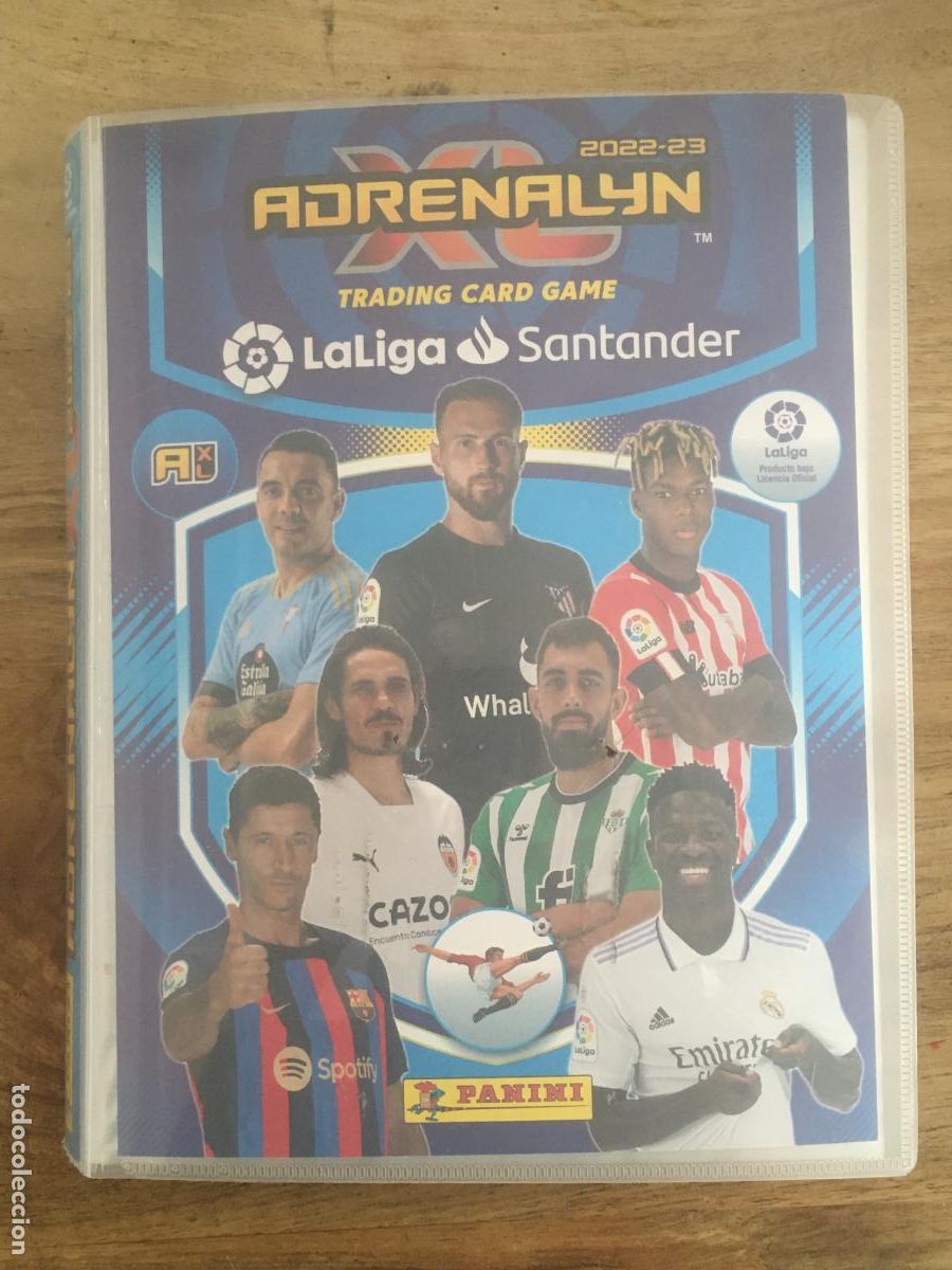 &Aacute;lbum de f&uacute;tbol completo: adrenalyn 2022 2023 22 23 album de cromos con 611 cromos perfecto estado