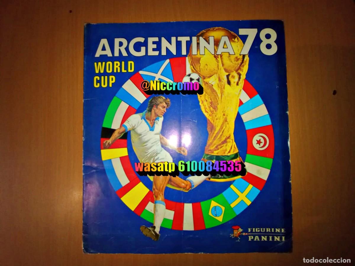 &Aacute;lbum de f&uacute;tbol completo: album completo argentina 78 panini mundial futbol 1978 world cup con escritos ver fotos niccromo