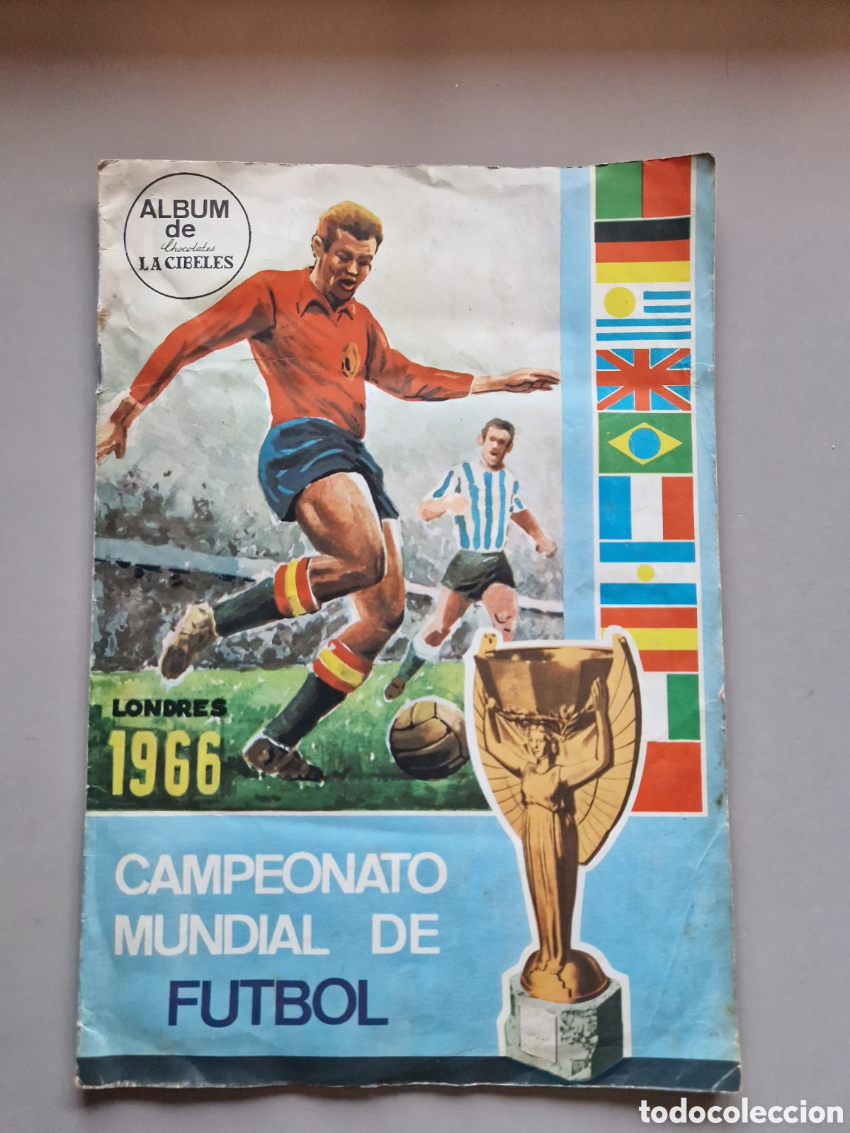 &Aacute;lbum de f&uacute;tbol completo: ALBUM COMPLETO MUNDIAL 1966 66 INGLATERRA WORLD CUP LA CIBELES CON 6 DOBLES ESPA&Ntilde;A PELE BECKENBAUER