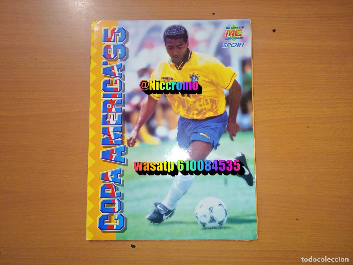 &Aacute;lbum de f&uacute;tbol completo: album completo copa america 95 mundicromo sport ronaldo nazario no panini 1995 niccromo