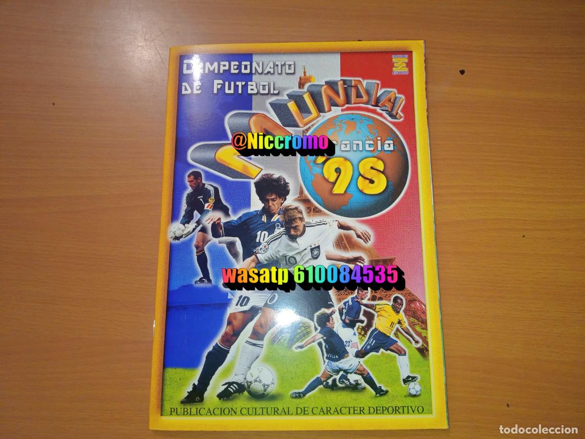 &Aacute;lbum de f&uacute;tbol completo: album completo mundial futbol francia 98 world cup nazario no panini france 1998 niccromo
