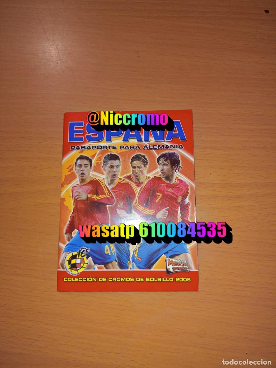 &Aacute;lbum de f&uacute;tbol completo: album completo mundial futbol alemania 06 world cup espa&ntilde;a chicles merlin stikers 2006 niccromo