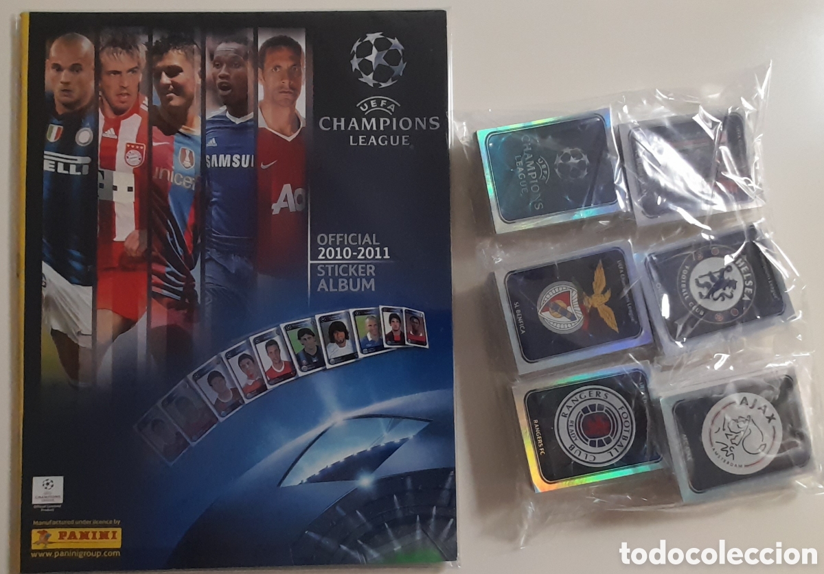 &Aacute;lbum de f&uacute;tbol completo: COLECCI&Oacute;N COMPLETA UEFA CHAMPIONS LEAGUE 2010/2011 EDITORIAL PANINI