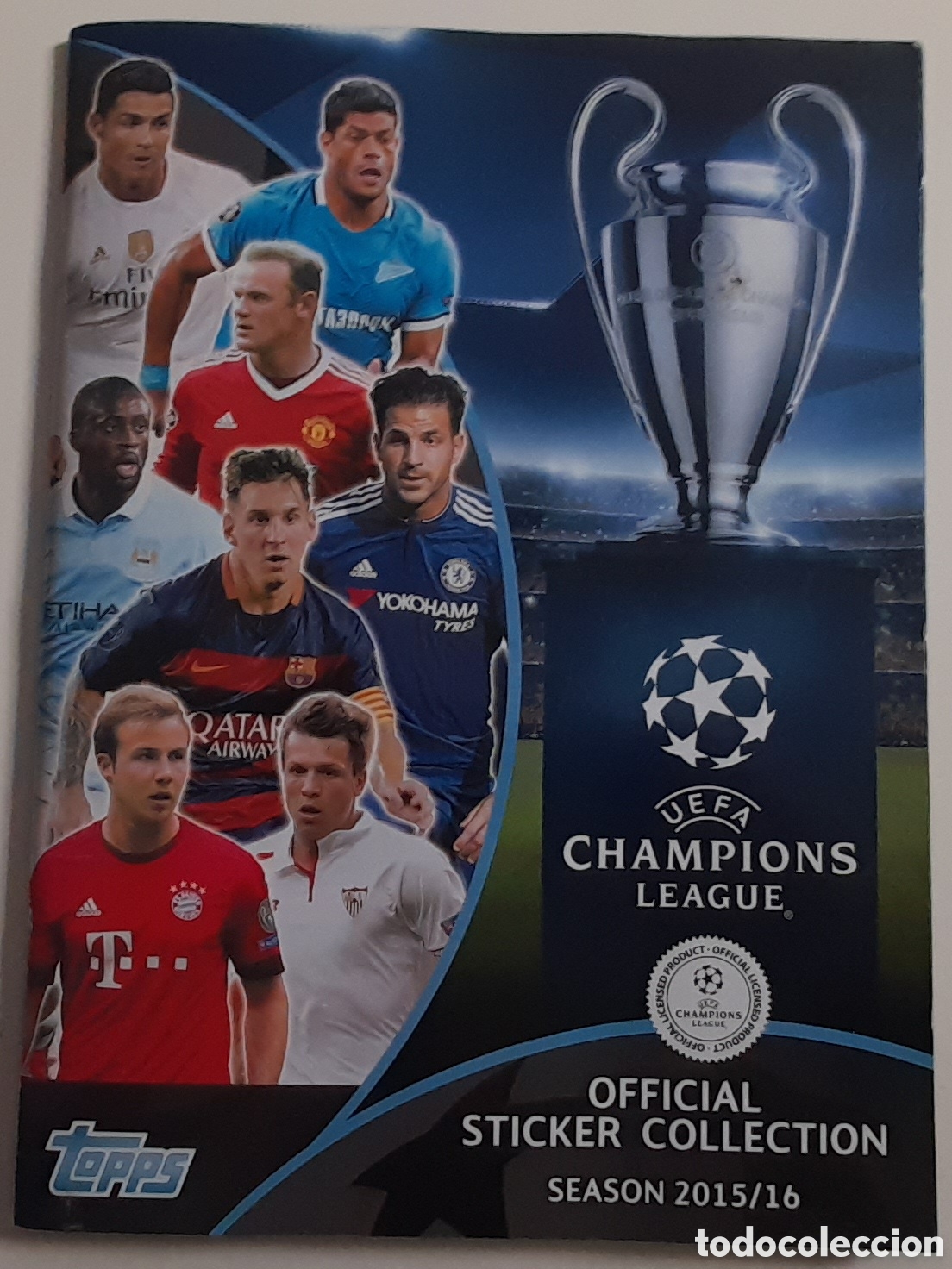 &Aacute;lbum de f&uacute;tbol completo: COLECCI&Oacute;N COMPLETA UEFA CHAMPIONS LEAGUE 2015/16 EDITORIAL PANINI