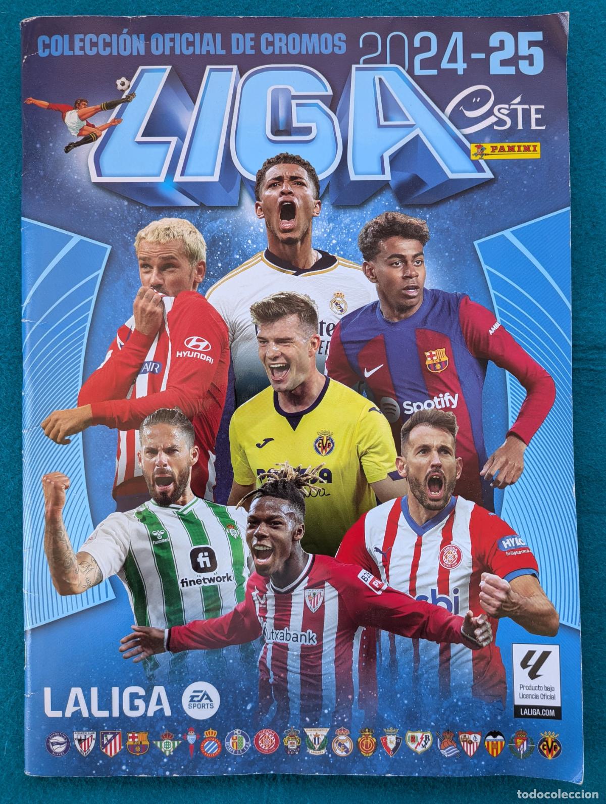 &Aacute;lbum de f&uacute;tbol completo: RW ALBUM CROMOS FUTBOL LIGA 2024 2025 24 25 PANINI ESTE COMPLETO 539 CROMOS