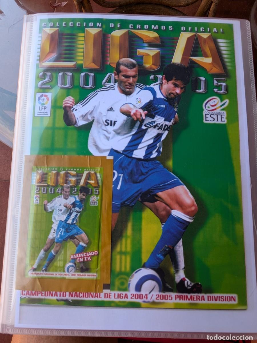 &Aacute;lbum de f&uacute;tbol completo: Liga Este 2004-05. Colecci&oacute;n completa, nueva y sin pegar