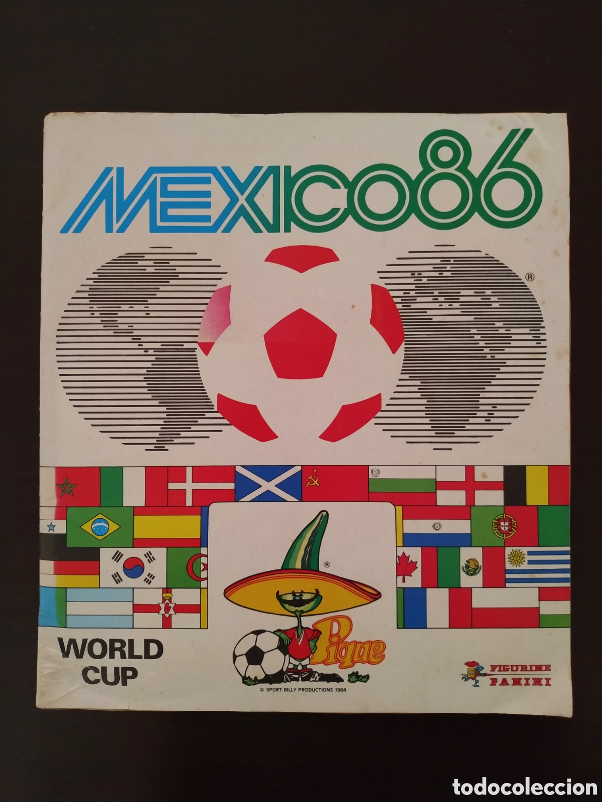 &Aacute;lbum de f&uacute;tbol completo: &Aacute;LBUM DE CROMOS - MUNDIAL DE F&Uacute;TBOL M&Eacute;XICO 86 - PANINI - COMPLETO.