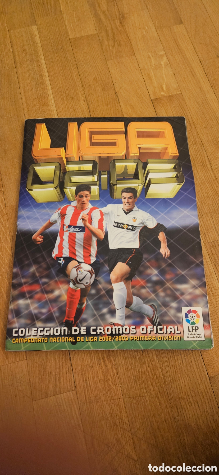 &Aacute;lbum de f&uacute;tbol completo: Album 2002 2003 02 03 completo regalo cromos.