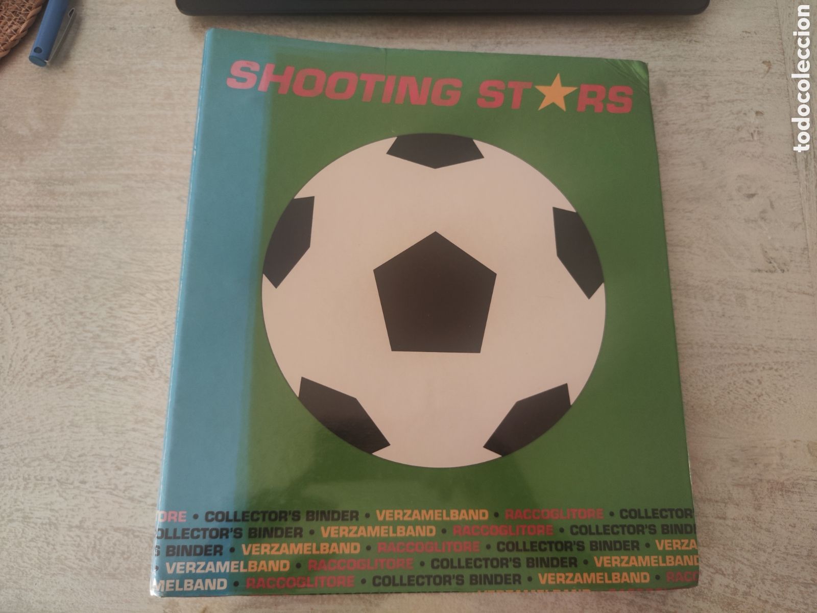&Aacute;lbum de f&uacute;tbol completo: Colecci&oacute;n Shooting Stars ed. Merl&iacute;n liga holandesa 91 92 completo 270 cromos Bergkamp Ajax LEER