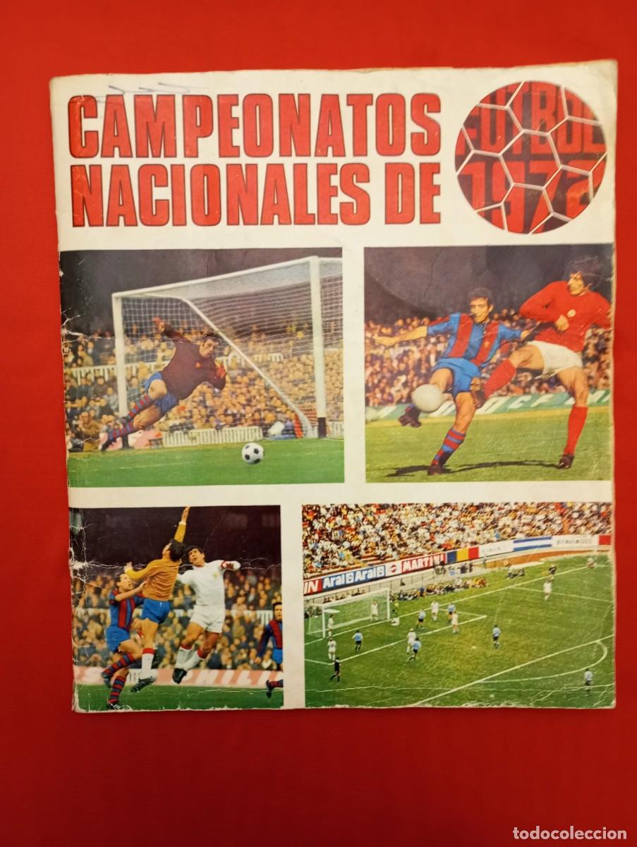 &Aacute;lbum de f&uacute;tbol completo: &Aacute;LBUM COMPLETO CAMPEONATOS NACIONALES DE F&Uacute;TBOL 1971 - 72. CON 7 DOBLES. RU&Iacute;Z ROMERO.