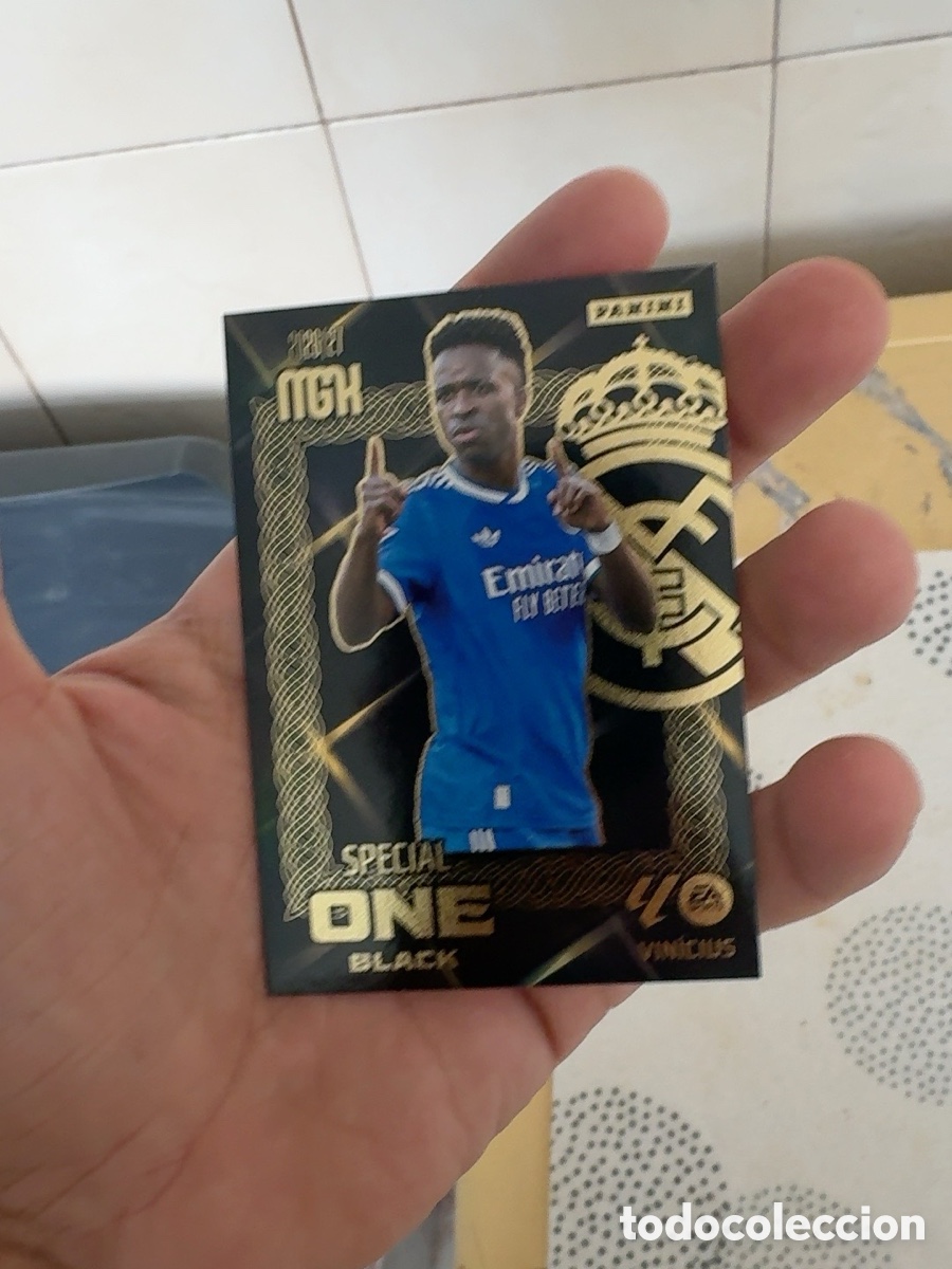 &Aacute;lbum de f&uacute;tbol completo: Vinicius junior special one black