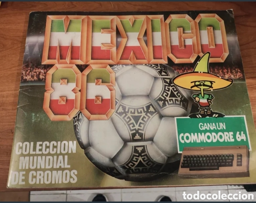 &Aacute;lbum de f&uacute;tbol completo: Colecci&oacute;n de cromos MEXICO 86